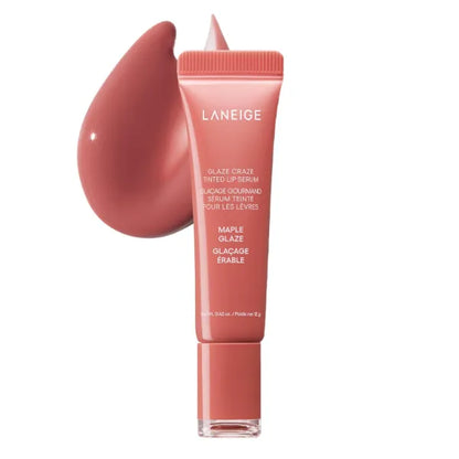 LANEIGE Glaze Craze Tinted Polypeptide Lip Serum – 12g | Hydrating Glossy Lip Serum with Sheer Tint & Plumping Care