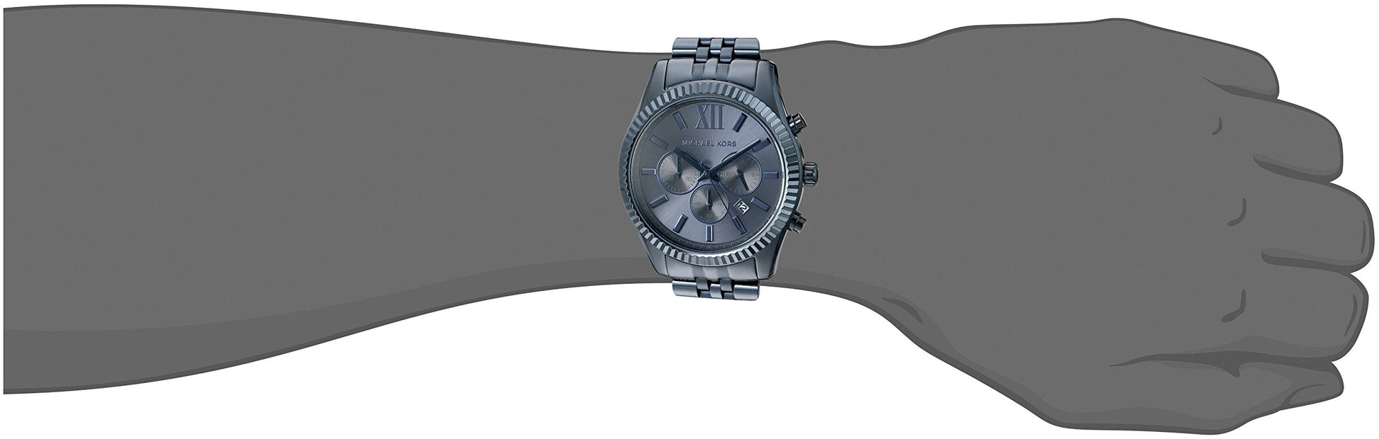 Buy Michael Kors Lexington Blue Dial Blue Steel Strap Watch for Women - MK8480 in Pakistan