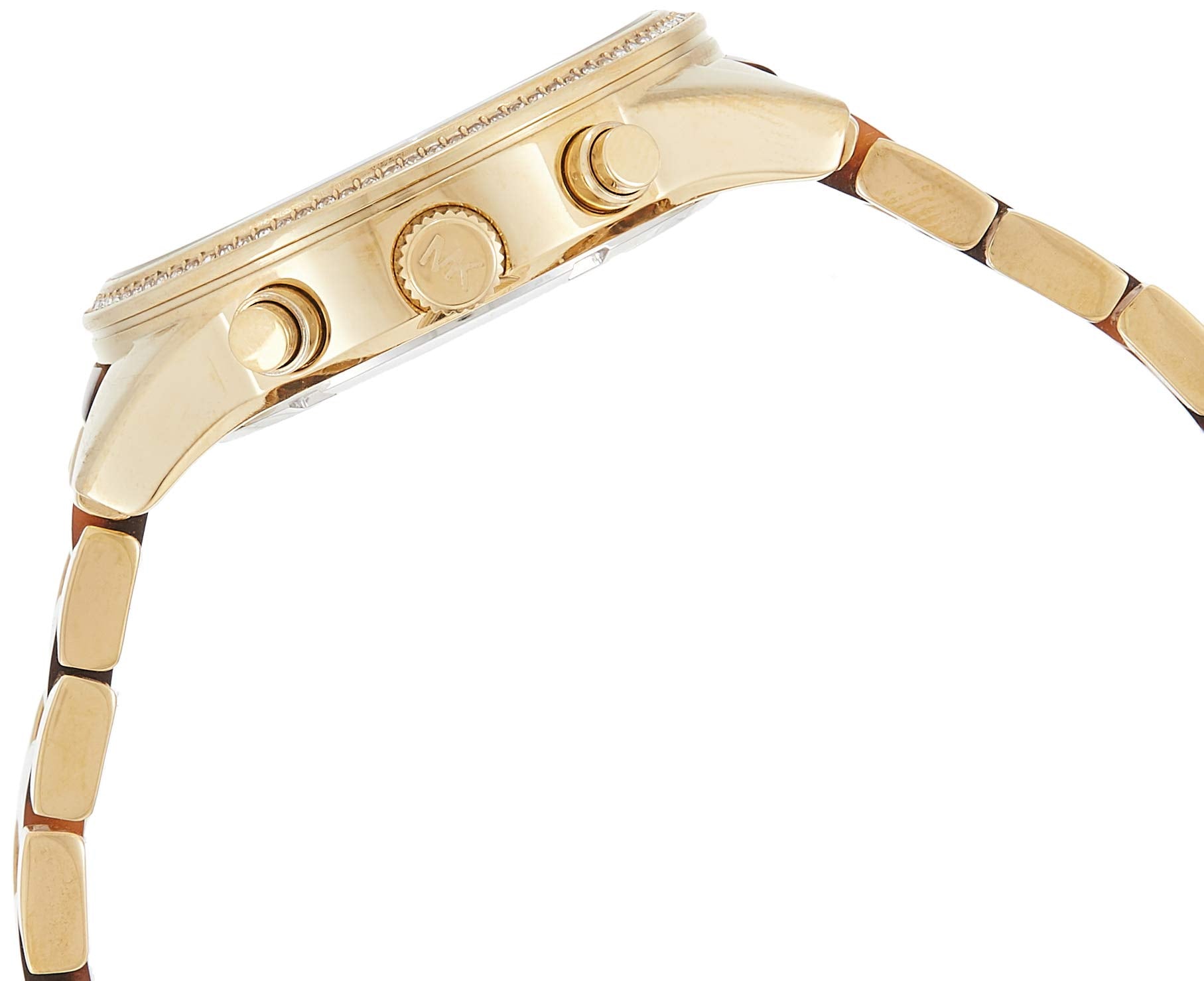 Buy Michael Kors Ritz Gold Dial Two Tone Steel Strap Watch for Women - MK6322 in Pakistan