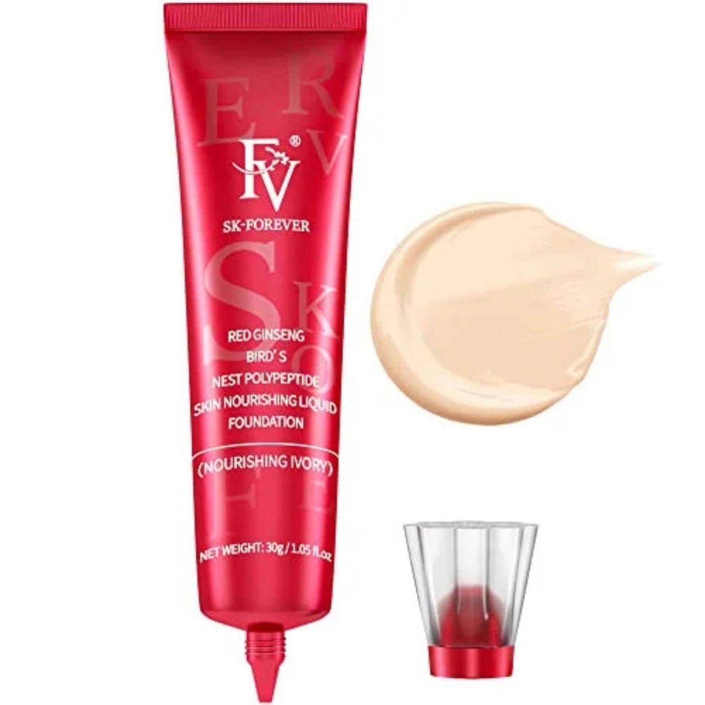 FV Waterproof Dewy Foundation – Natural Finish, Nourishing Ivory-30g