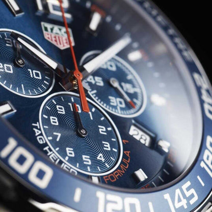 Buy Tag Heuer Formula 1 Chronograph Blue Dial Silver Steel Strap Watch for Men - CAZ1014.BA0842 in Pakistan
