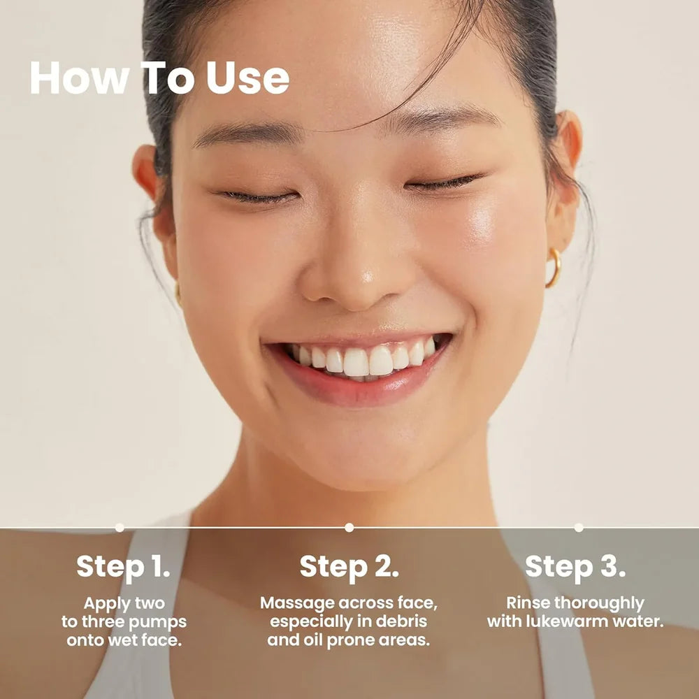 AXIS-Y Quinoa One-Step Balanced Gel Cleanser 180ml – Gentle pH-Balanced Hydrating Face Wash