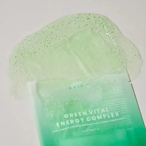 AXIS-Y Mugwort Green Vital Energy Complex Sheet Mask 27ml – Soothing & Hydrating Face Mask
