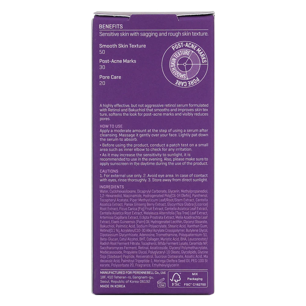 SOME BY MI Retinol Intense Reactivating Serum – 30ml | Retinol, Retinal & Bakuchiol Anti-Aging Serum