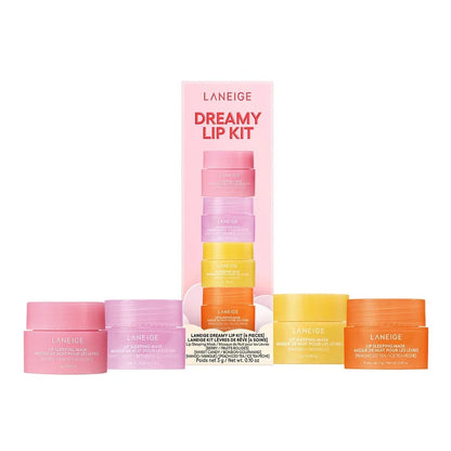 Laneige Dreamy Lip Sleeping Mask Kit 4 Pcs | Overnight Lip Care Set