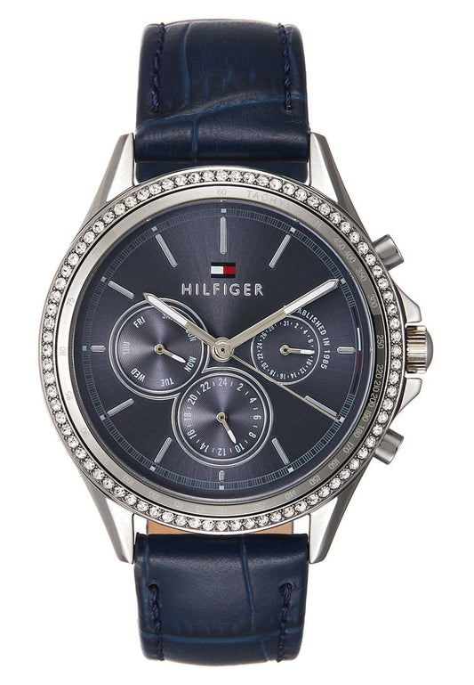 Buy Tommy Hilfiger Ari Blue Dial Blue Leather Strap Watch for Women - 1781979 in Pakistan