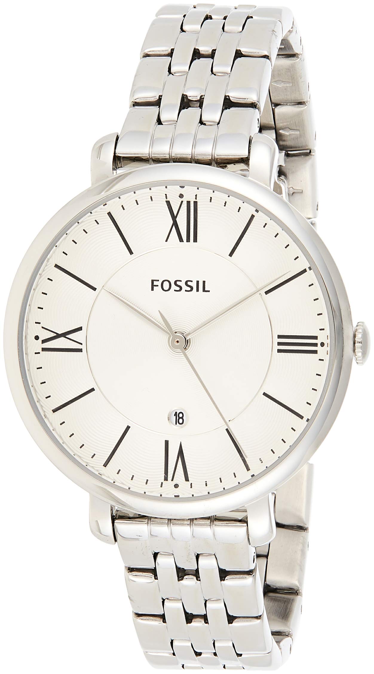 Buy Jacqueline White Dial Silver Steel Strap Watch For Women in Pakistan
