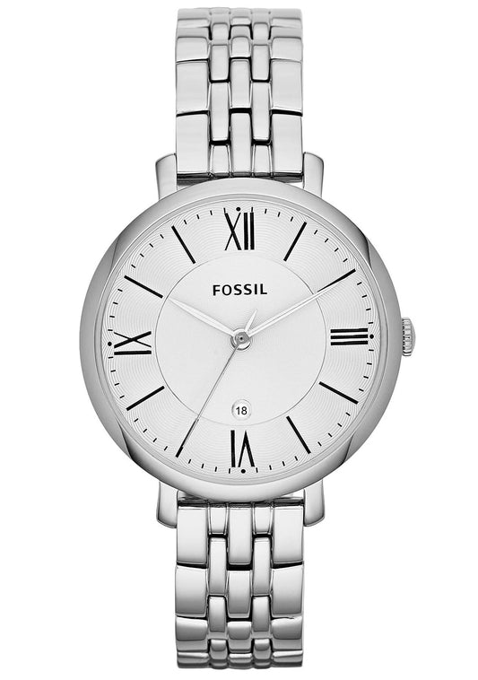 Buy Jacqueline White Dial Silver Steel Strap Watch For Women in Pakistan