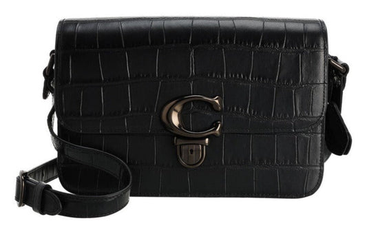 Buy Coach Shoulder Studio Bag - Black Croc Embosed in Pakistan