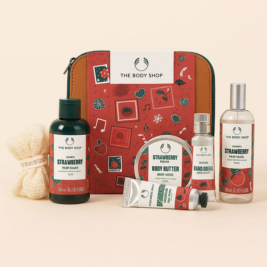 The Body Shop Jolly & Juicy Strawberry Essential Gift Set