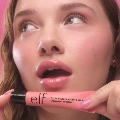 e.l.f - Glow Reviver Melting Lip Balm - Straw Berry Shortcake