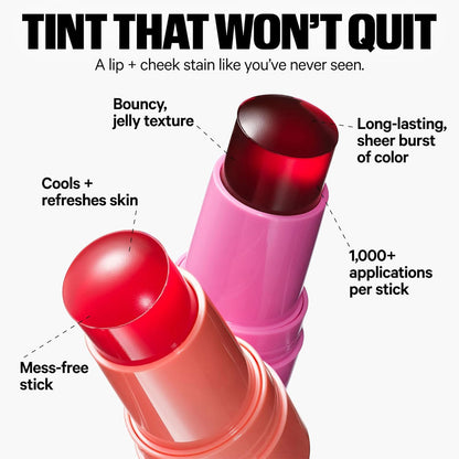 Milk Makeup- Cooling Water Jelly Tint sheer lip + cheek stain- Fresh