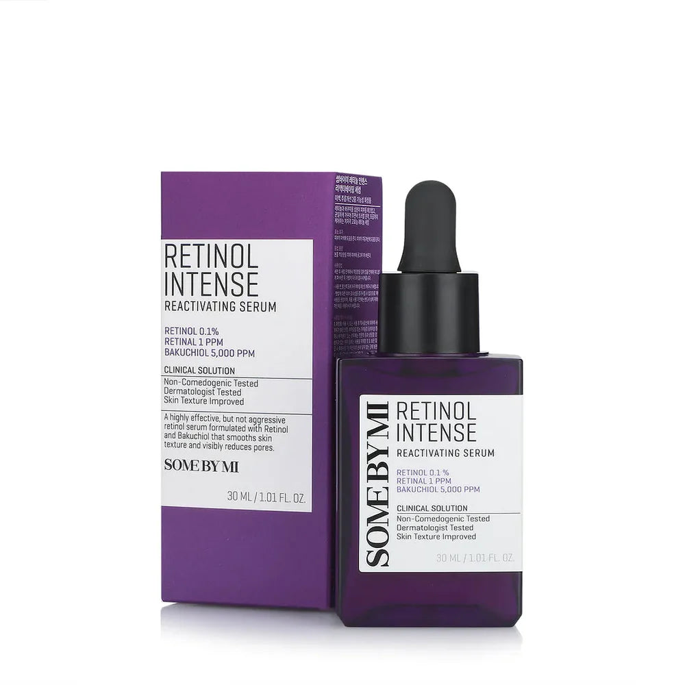 SOME BY MI Retinol Intense Reactivating Serum – 30ml | Retinol, Retinal & Bakuchiol Anti-Aging Serum