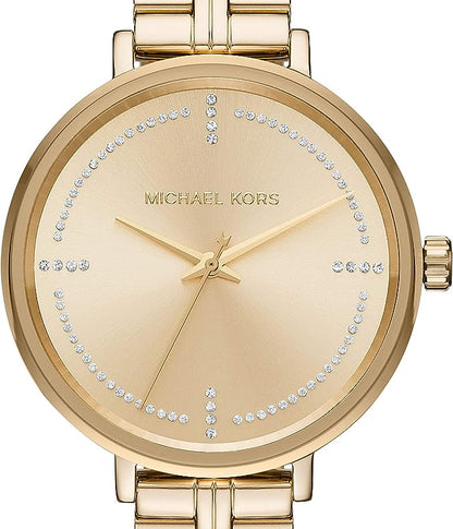 Buy Michael Kors Women’s Quartz Stainless Steel Gold Dial 38mm Watch - MK3792 in Pakistan