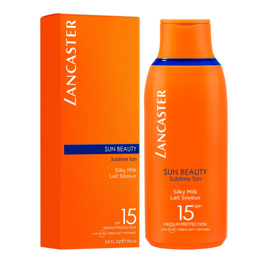 Buy Lancaster Sun Beauty Sublime Tan Silky Milk Spf15 175 - Ml in Pakistan