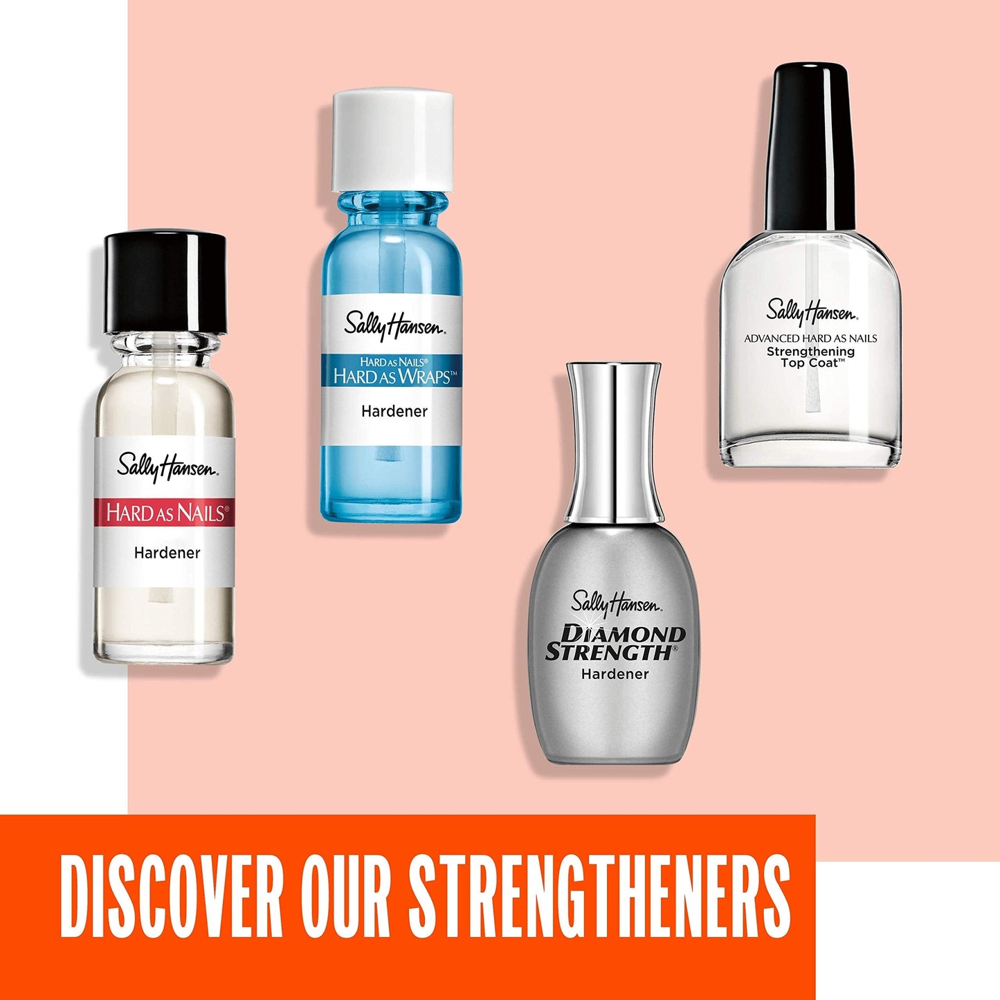 Buy Sally Hansen Hard As Nails Strengthener Clear - 13.3ml in Pakistan