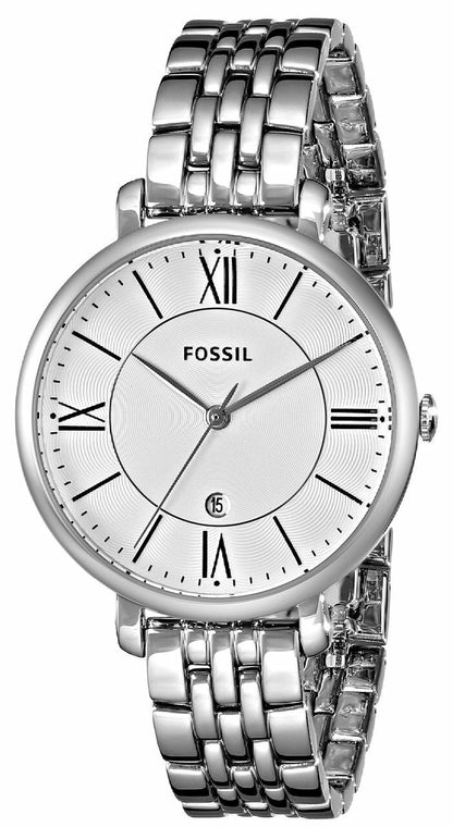 Buy Jacqueline White Dial Silver Steel Strap Watch For Women in Pakistan