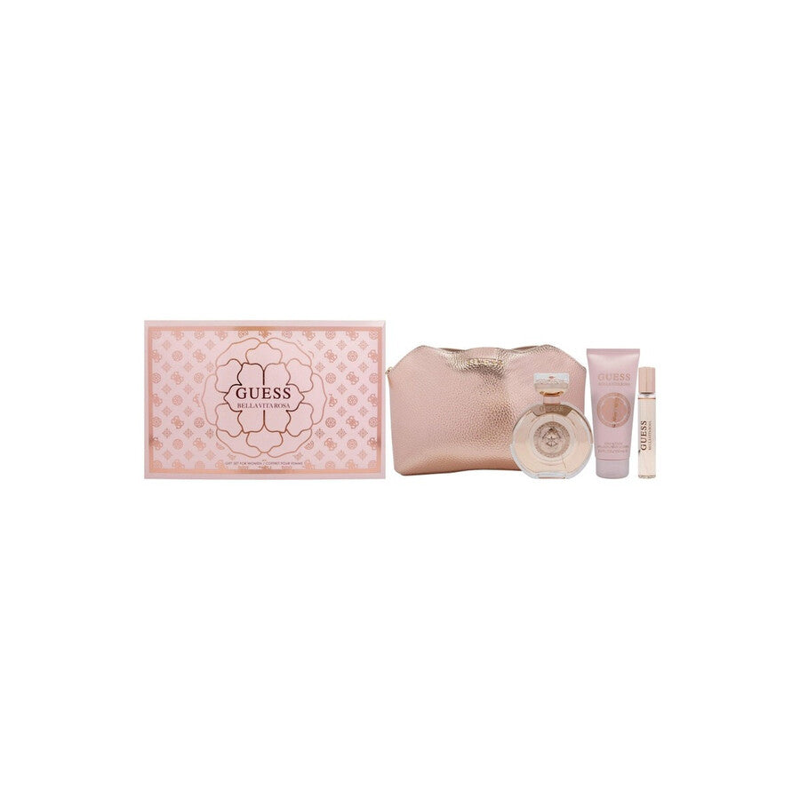 Buy Guess Bella Vita Rosa Women 4s Set (Edt 100ml+ Edt 15ml+ B/L 100ml+ Pouch) in Pakistan