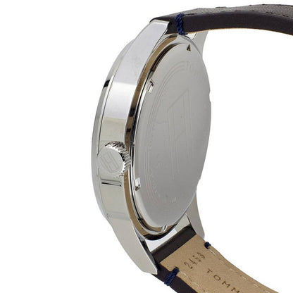 Buy Tommy Hilfiger Austin Grey Dial Brown Leather Strap Watch for Men - 1791637 in Pakistan