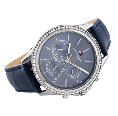 Buy Tommy Hilfiger Ari Blue Dial Blue Leather Strap Watch for Women - 1781979 in Pakistan