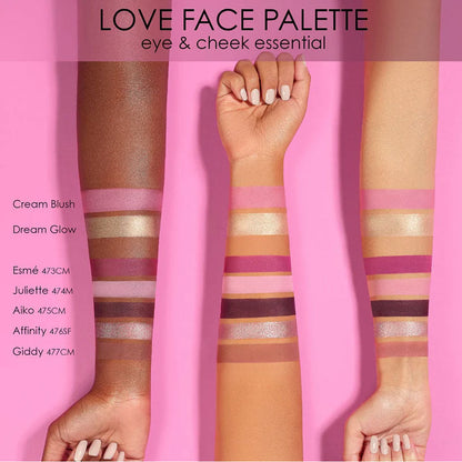 Natasha Denona - Love Face Eyeshadow & Cheek Essential Palette