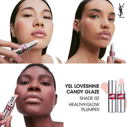 Yves Saint Laurent  Rouge Volupte Candy Glaze Lipstick - 2 Healthy-Glow Plumper