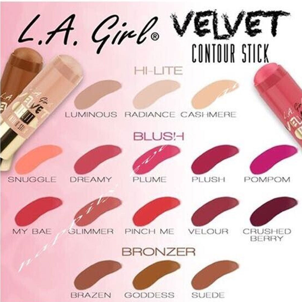 L.A. Girl Velvet Blush Contour Stick - GCS592 VELOUR