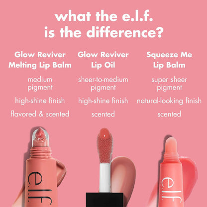 e.l.f - Glow Reviver Melting Lip Balm - Straw Berry Shortcake