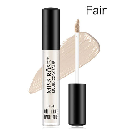 Buy Miss Rose Pack Of 2 Waterproof Moisturizing Oil Free Full Coverage Deep Whitener Liquid Foundation 30ml & Concealer in Pakistan