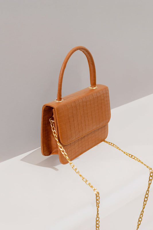 Buy Handbag Croco Shine Black in Pakistan