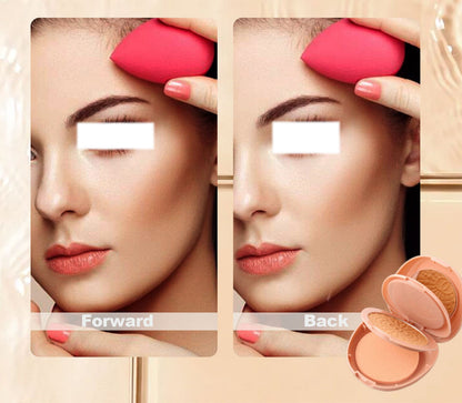 Buy Miss Rose 3 in 1 2 Color Setting Transparent Pressed Compact Powder in Pakistan