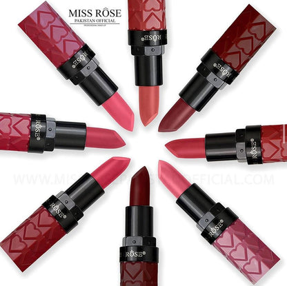 Buy Miss Rose Pack Of 4 Heart Matte Lipstick in Pakistan