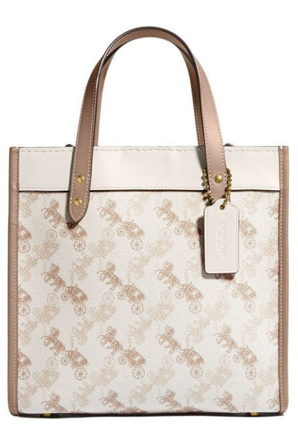 Buy Coach Horse and Carriage Tote 22 - White in Pakistan