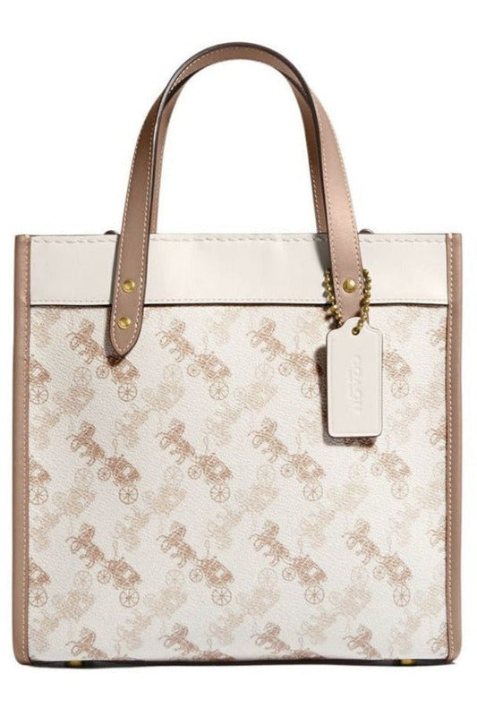 Buy Coach Horse and Carriage Tote 22 - White in Pakistan
