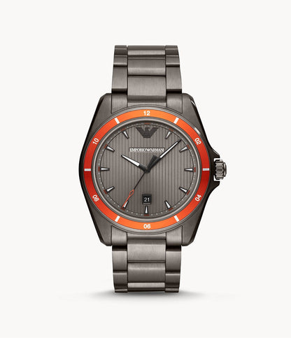 Buy Emporio Armani Men's Quartz Stainless Steel Grey Dial 44mm Watch AR11178 in Pakistan