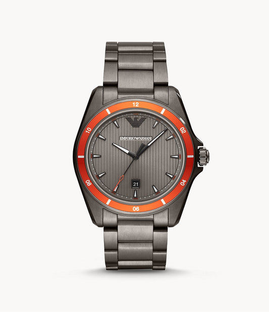 Buy Emporio Armani Men's Quartz Stainless Steel Grey Dial 44mm Watch AR11178 in Pakistan