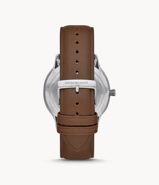 Buy Emporio Armani Men's Quartz Leather Strap White Dial 44mm Watch AR11211 in Pakistan