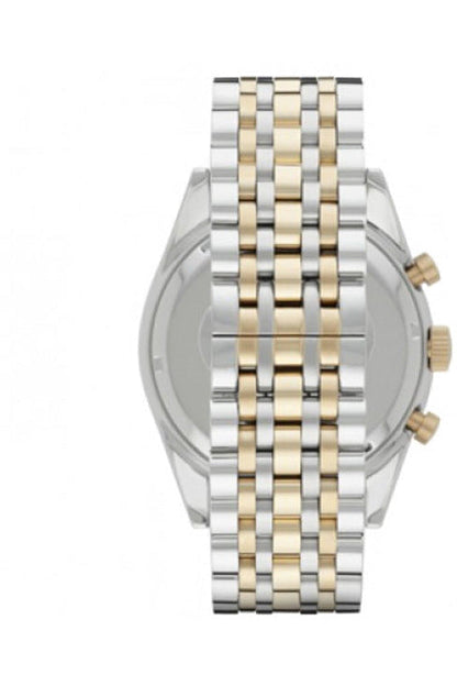 Buy Emporio Armani Sport Two-Tone Stainless Steel Blue Dial Chronograph Quartz Watch for Gents – AR8030 in Pakistan