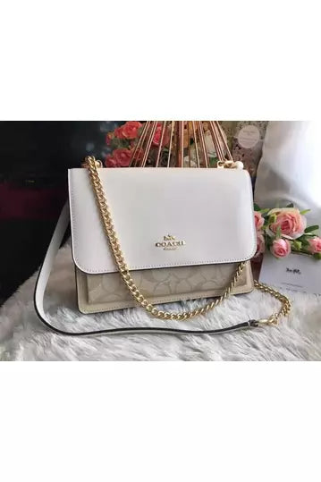 Buy Coach Klaire Cross Body Bag - White in Pakistan