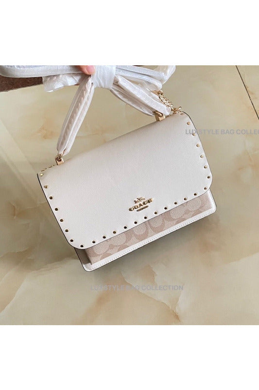 Buy Coach Klaire Cross Body Bag - White in Pakistan