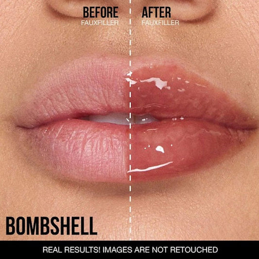 Huda Beauty Faux Filler Extra Shine Lip Gloss - Bombshell
