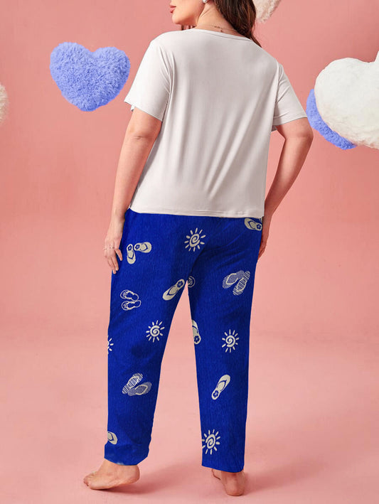 Buy Florea - Printed Cotton PJ Set - N-3 in Pakistan