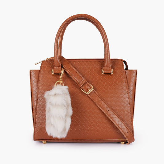 Buy Mini Top Handle Bag - Brown Classic in Pakistan