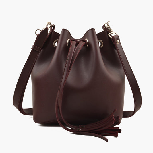 Buy Bucket Bag - Burgundy in Pakistan