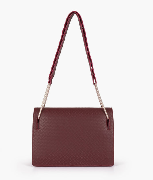 Buy Loop Strap Shoulder Bag - Burgundy in Pakistan