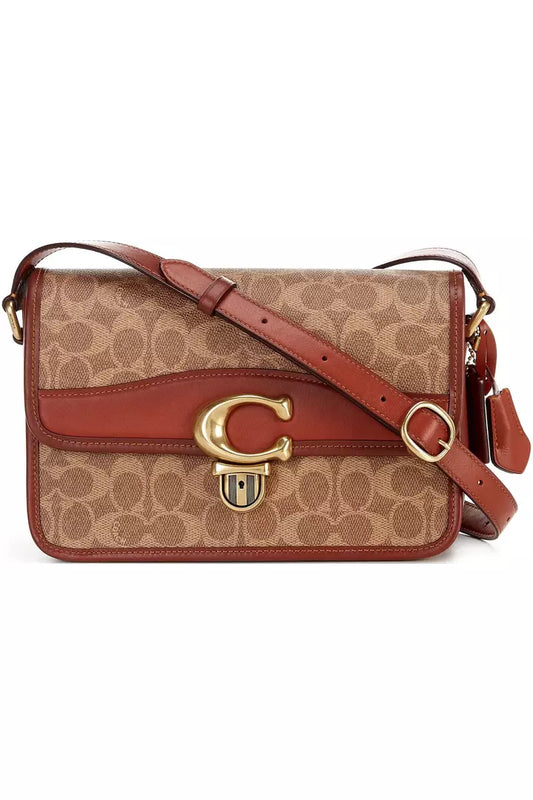 Buy Coach Shoulder Studio Bag - Signature Brown Canvas in Pakistan