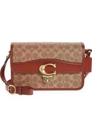 Buy Coach Shoulder Studio Bag - Signature Brown Canvas in Pakistan