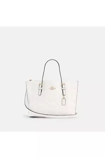 Buy Coach Mollie Tote Large Bag - Signature White Canvas in Pakistan