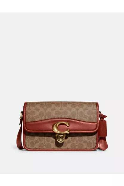 Buy Coach Shoulder Studio Bag - Signature Brown Canvas in Pakistan