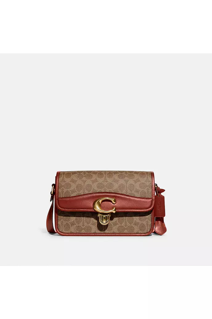 Buy Coach Shoulder Studio Bag - Signature Brown Canvas in Pakistan